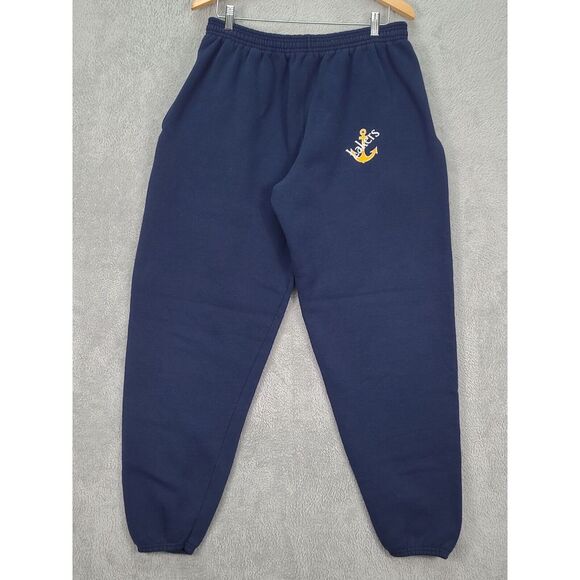 Vintage Lake Superior State Mens Sweatpants Sz XL‎ M.J. Soffe made in USA Blue - Picture 1 of 9
